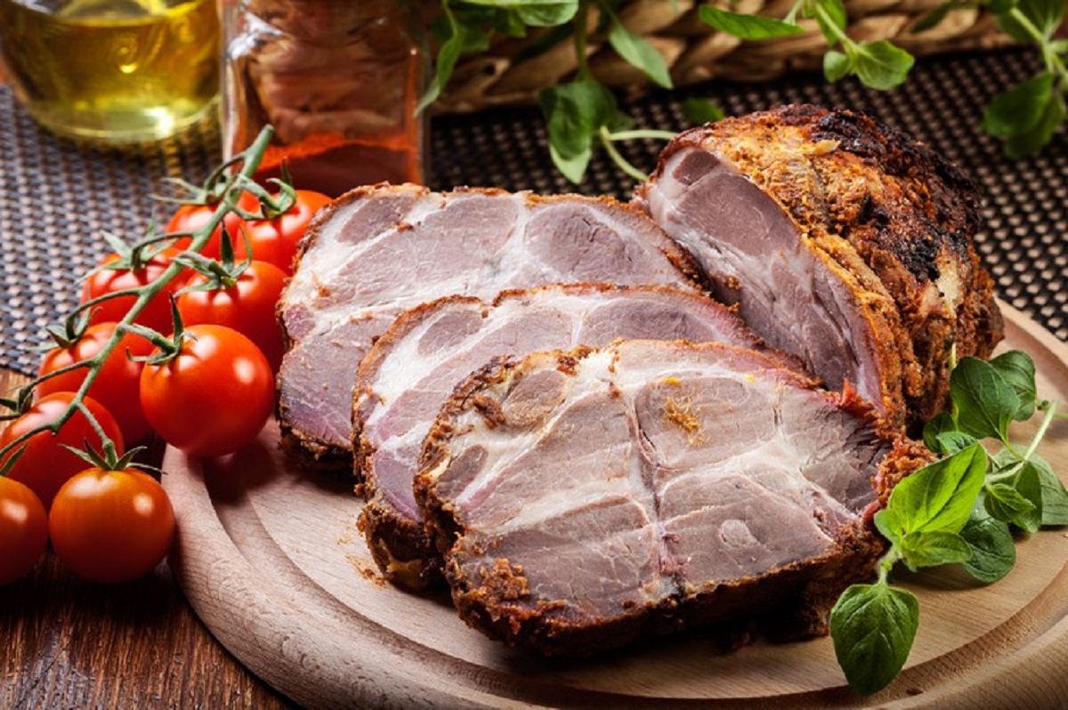 Буженина из телятины на пару